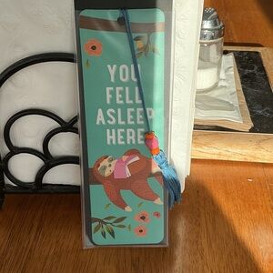 Beaded Sloth Bookmark with Tassel